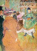  Henri  Toulouse-Lautrec The Beginning of the Quadrille at the Moulin Rouge oil painting